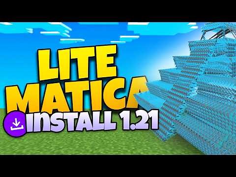 How To Download & Install Litematica 1.21 - Schematica for Minecraft