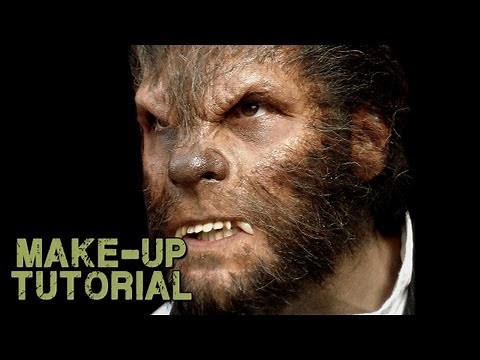 Werewolf Transformation Makeup - How to Apply Wolfman Prosthetics!