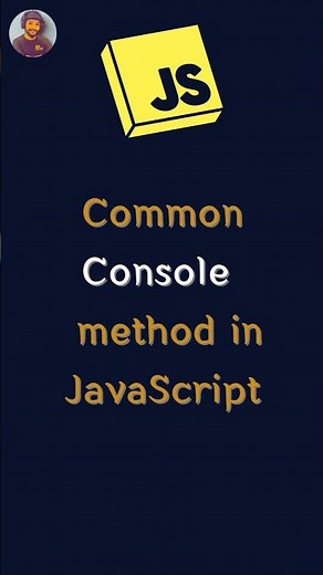 Common Console method in JavaScript #coding #shorts #javascript