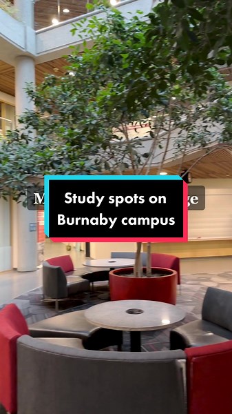 Need a quiet study spot or a space to study as a group? #simonfraseruniversity #sfu #students #burnaby #campus #studentlife #studytok #studyspots