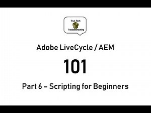 LiveCycle / AEM Designer 101 - Part 6 Scripting for Beginners