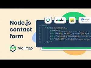 Build a Professional Node.js Contact Form in 10 Minutes