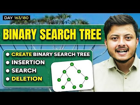 Binary Search Tree in Data Structure || Implementation, Insertion , Deletion and Search