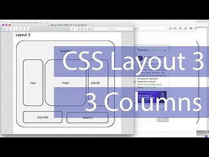 3 Column Layout in CSS Intro