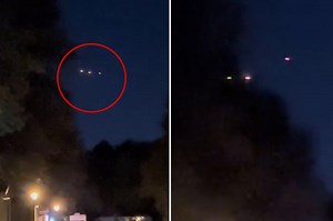 Flock of UFOs caught on camera near US airbase in Indiana, spooking neighbors