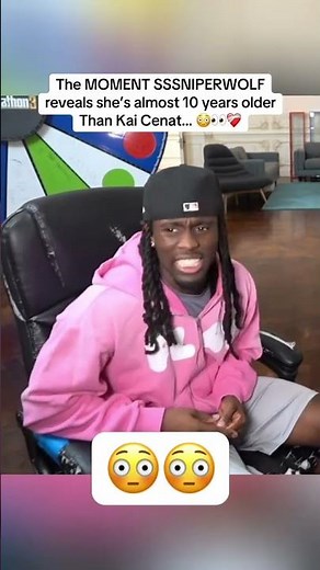 SSSNIPERWOLF reveals she’s almost 10 years older Than Kai Cenat… 😳👀❤️‍🩹 #kaicenat #sssniperwolf