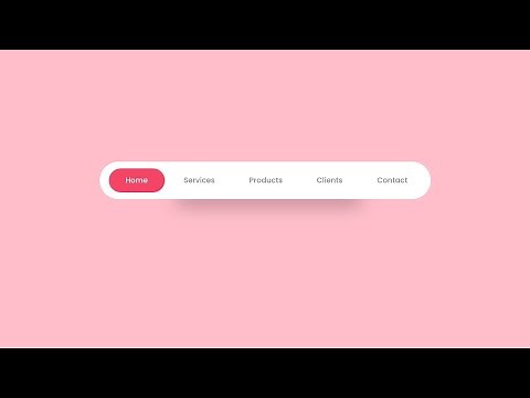 How To Make Animated Navigation Menu Design Using HTML And CSS