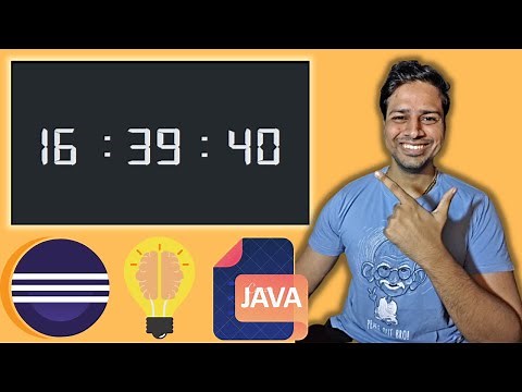 Beginners | Digital Clock | Mini Project | Java | Swing | Modern Desktop Application (GUI) | Eclipse