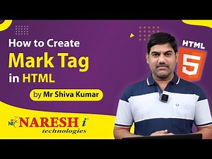 How to Create Mark tag in HTML with Example | by Mr Shiva Kumar | NareshIT
