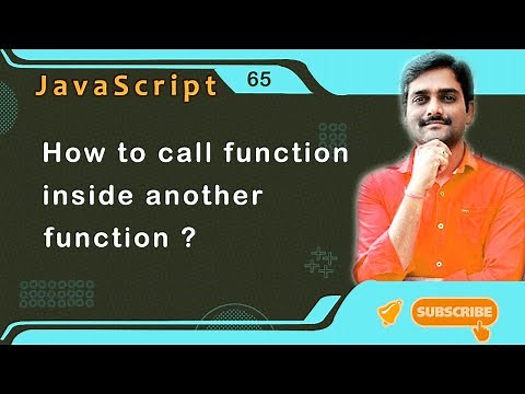 How to call function inside another function - JavaScript Tutorial 65 🚀