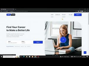 Project Building a Job Portal Website with HTML, CSS, Bootstrap, PHP, JS and MySQL