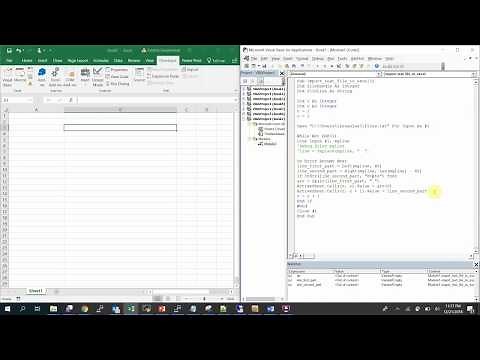 How to parse text file in excel and extract the values