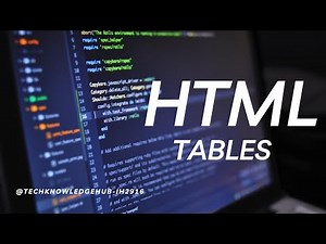 "How to Create Tables in HTML in Just 5 Minutes | Complete Beginner Tutorial"