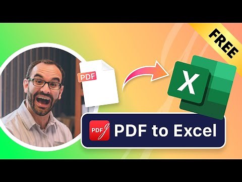 How to Convert PDF to Excel for Free: 4 Easy Tools