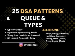L10. Queue & Types || Where Queue is Applied || 25 DSA Patterns || Easy way Master DSA|| Crack FAANG