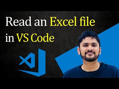 How to Read an Excel file in Python VS Code | Amit Thinks