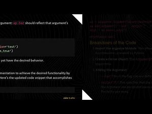 Create a Custom Command-Line Argument with argparse in Python: From None to Default Values