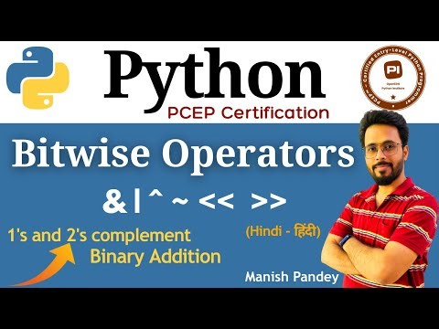15. Bitwise Operators in Python | Python PCEP Certification (PCEP-30-02)