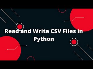 Python for Beginners #6: CSV File Handling – Read & Write CSV Files Easily! 📊✨