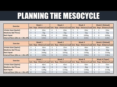 The Fundamentals of Periodization | Planning the Mesocycle