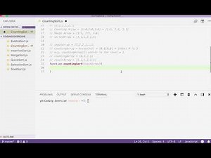 Counting Sort Solution In JavaScript