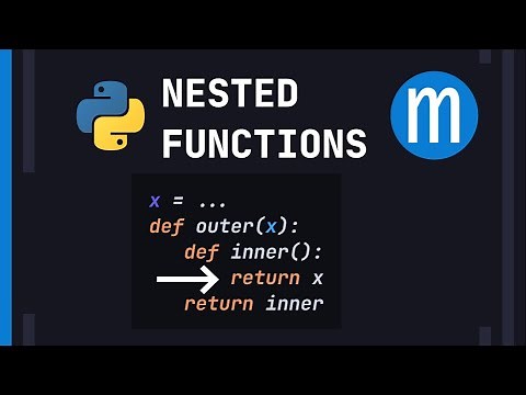 Functions within functions, closures, and variable scopes in Python