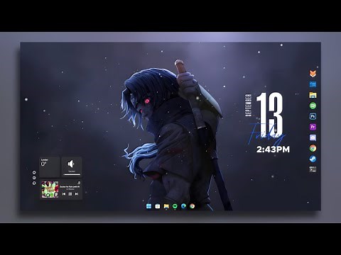 Windows 11 Desktop Customization | Warrior Theme