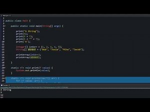 Java Programming Tutorial - 30 - Generic Methods, Generic Data Type
