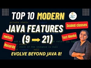 Top 10 Java Features from Java 9 to 21 🚀 | Every Developer Must Know