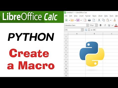 Write a Python macro in LibreOffice Calc