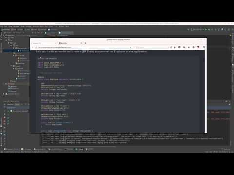 Simple Web Application using Java EE