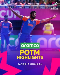 4-0-14-3 🌟 Japsrit Bumrah treated the New York crowd to an extraordinary display of pace bowling ⚡ aramco POTM Highlights 📽 #INDvPAK #T20WorldCup | ICC - International Cricket Council