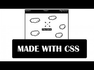 How To Create A Game using CSS, Javascript and HTML