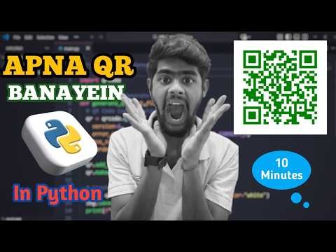 Built a QR Generator in Python in just 10 Minutes! 🐍🔥| Python Projects | QR Project #python