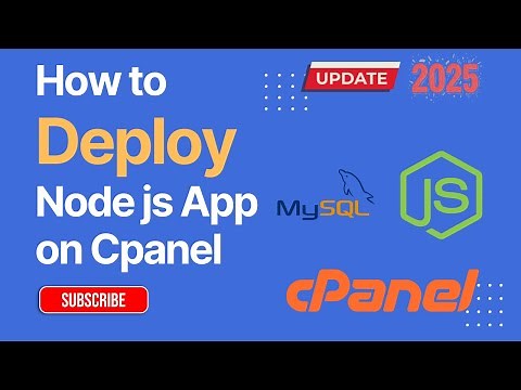 How To Deploy A Node.js App On cPanel (No SSH Needed) | Step-by-Step 2025 || Express.js + MySQL