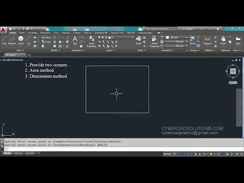 How to Draw a Rectangle in AutoCAD