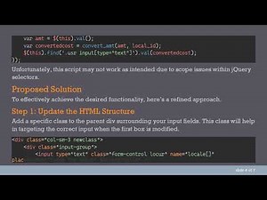 How to Display Value in the Nearby Input Text Box Using jQuery