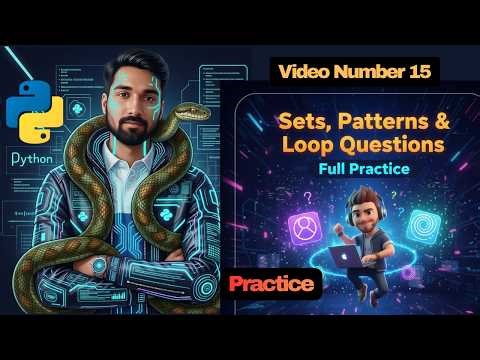 Sets + Nested Loops + Pattern Printing = Python Mastery! 🎯 | Video #15 @‪@coding_Tuition‬