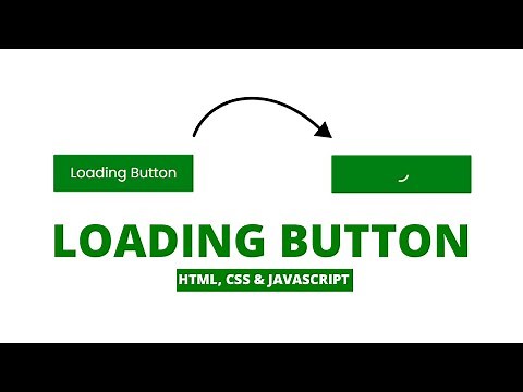 Button Loading Animation | HTML, CSS & JavaScript