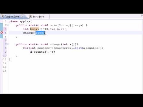 Java Programming Tutorial - 32 - Arrays in Methods