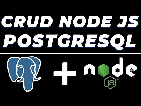 PostgreSQL Node JS Express CRUD | REST API Tutorial