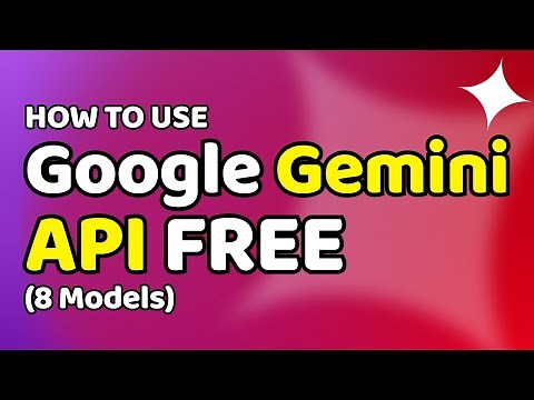 How to Use Google Gemini AI API for Free | 8 AI Models | 100% Free API Access