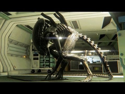 Alien: Isolation Ch 5 to 7 get trauma kit to rescue Taylor - LOTS OF ALIEN 2h HARD skill Ultra HD
