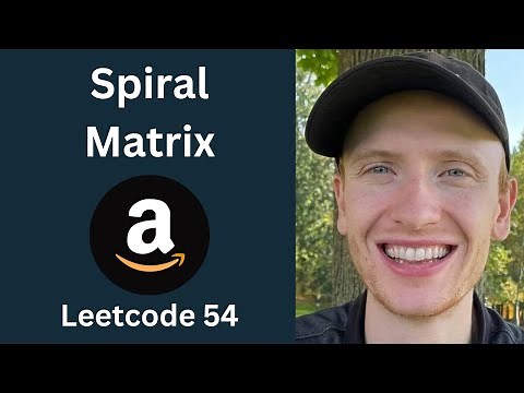 Spiral Matrix - Leetcode 54 - Arrays & Strings (Python)