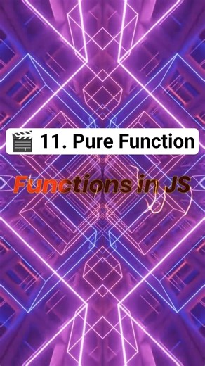 Pure Functions in 20 Seconds ⚡ #JavaScript #CodingShorts #FunctionalJS #Shorts
