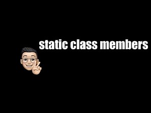 What are static class properties and static class methods ? Explain with examples ?