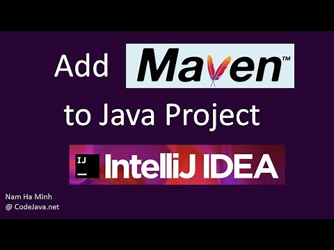 How to add Maven to Java project in IntelliJ IDEA