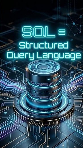SQL , Structured Query Language Short Cinematic Intro