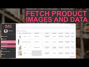 PHP Project: How to Fetch and Display Images Dynamically in HTML Table from Database using PHP MYSQL