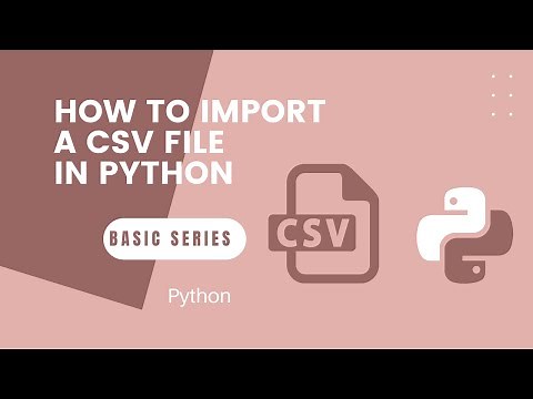 How to import a csv file in python in Jupyter notebook | import csv python | MachineMantra